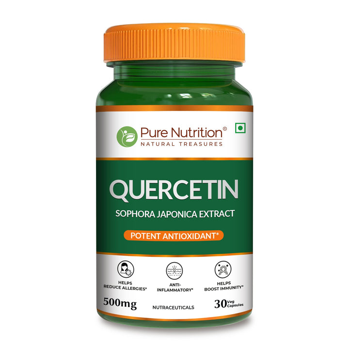 Quercetin 500mg  Antioxidant & Immune Support | 30 Veg Capsules
