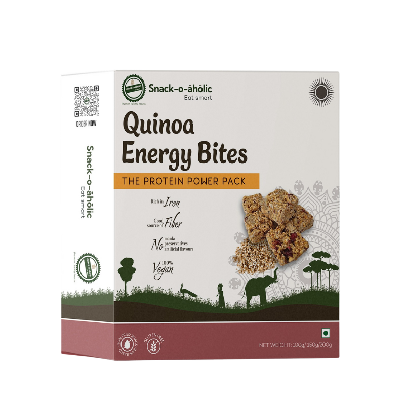 Snack-O-Aholic Quinoa Energy Bites Pack of 3