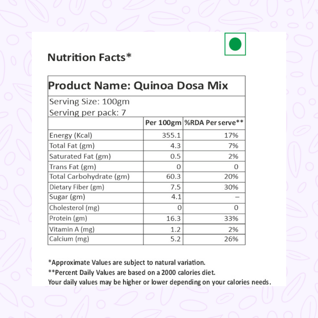 Quinoa Dosa Mix 650 g