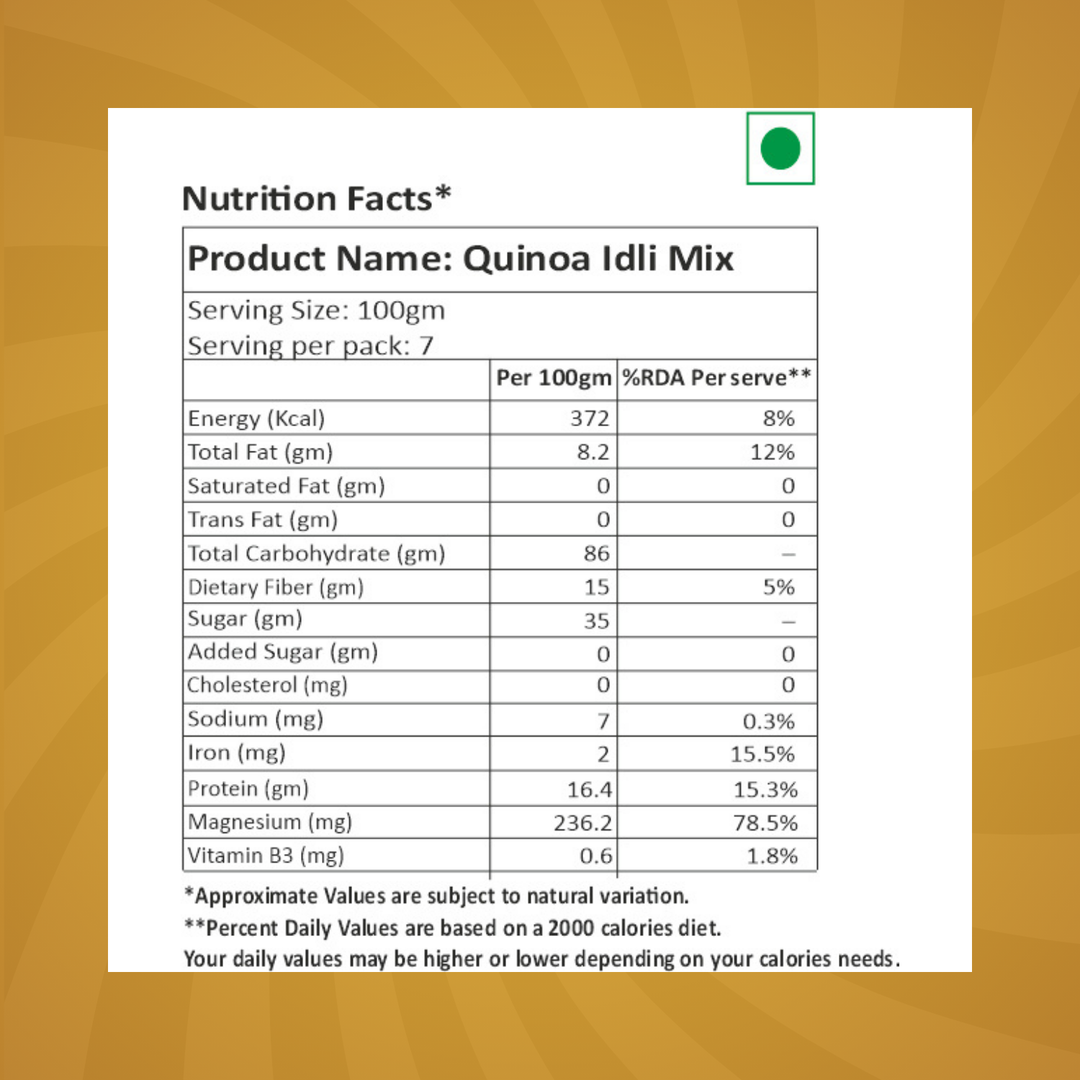 Quinoa Idli Mix 650 g