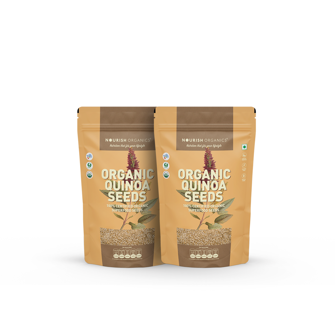 NOURISH ORGANICS Organic Quinoa Seeds (Pack of 2)