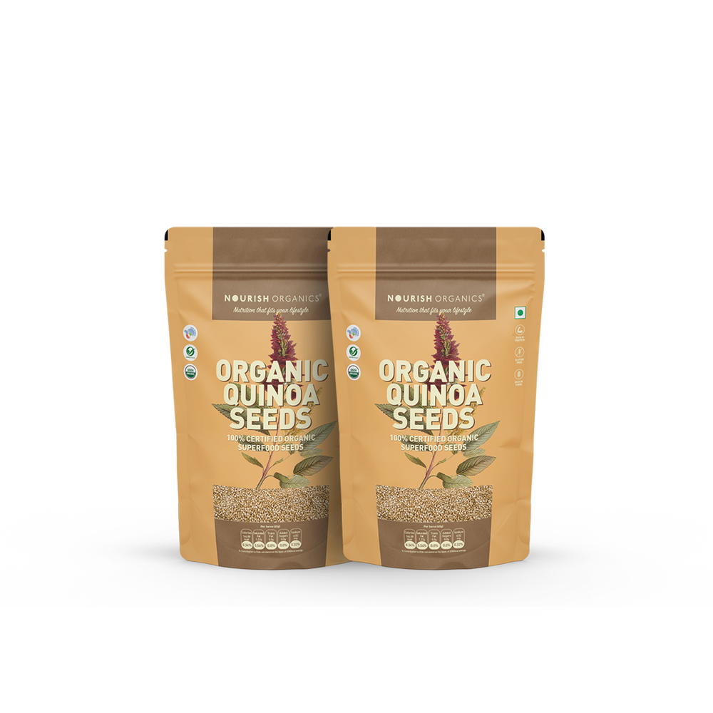 NOURISH ORGANICS Organic Quinoa Seeds (Pack of 2)