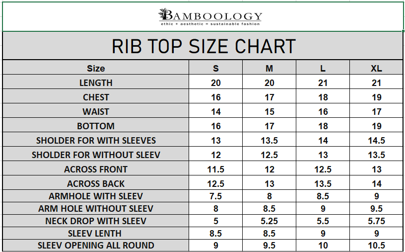 Elegant Bamboo Rib fabric Half Sleeves Top For Women | Black