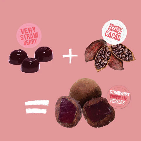 Mezmo Very Chocolate Box – Chocolate Pebbles & Fruit Gummies Combo