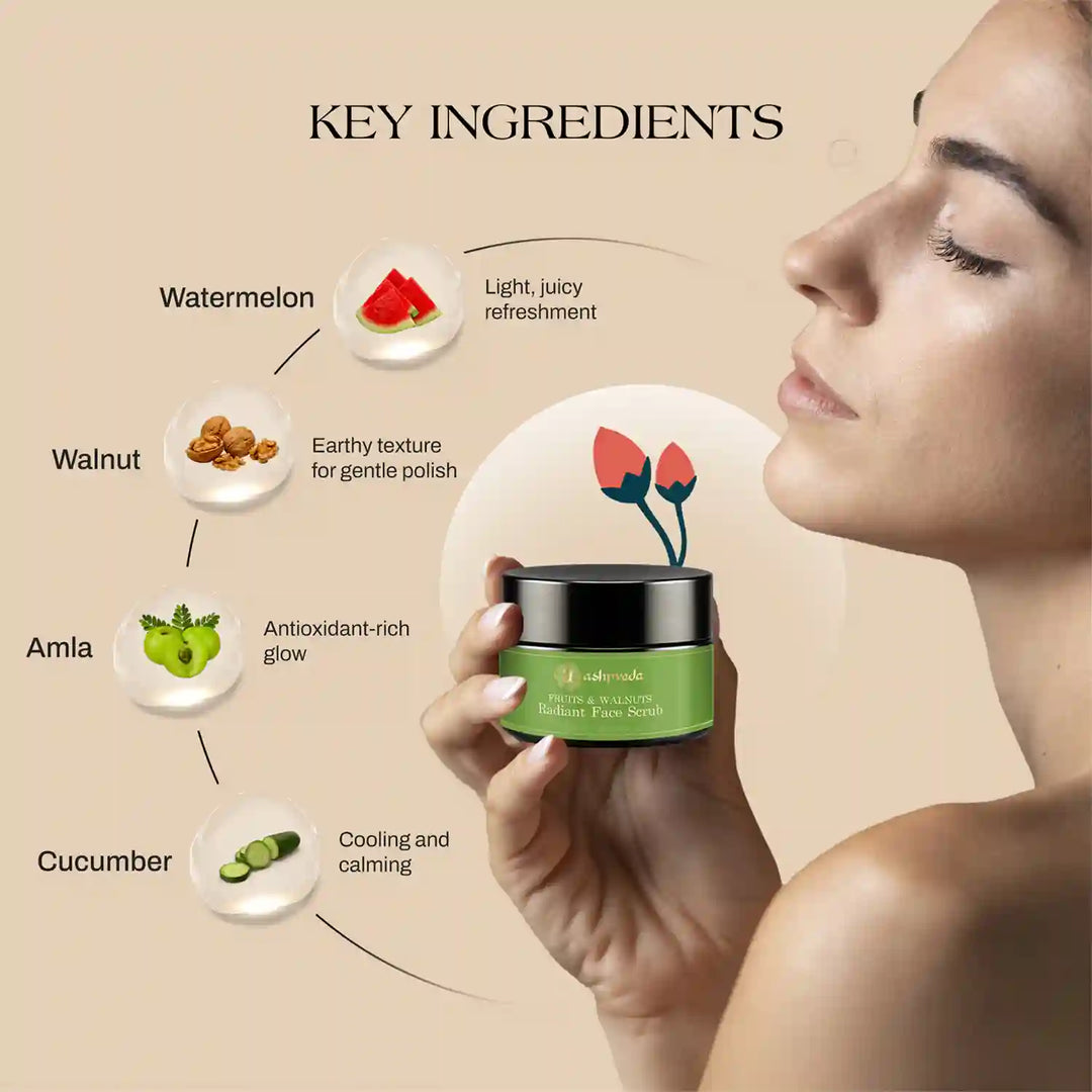 Radiant Face Scrub – Dates & Walnuts