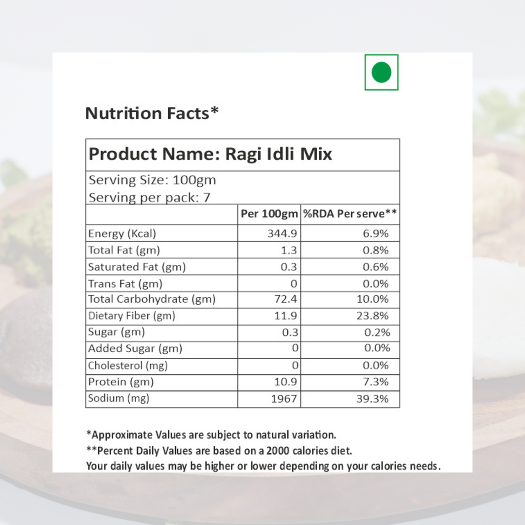 Ragi Idli Mix 650 g