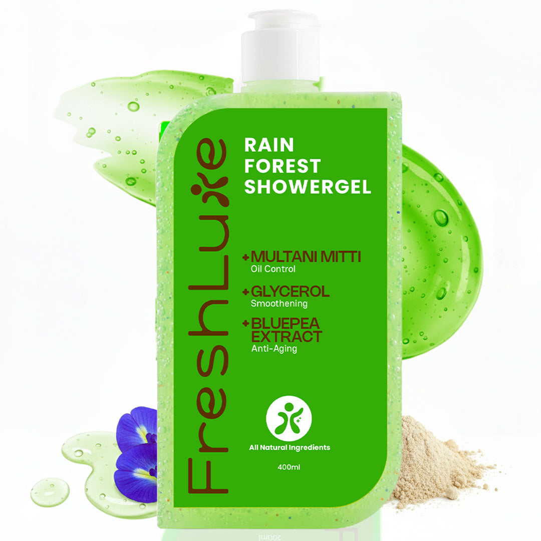 FreshLuxe Rain Forest Body Wash | Paraben & SLS Free | Rain Bath Scent