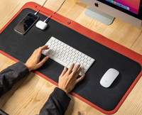 Dart Organiser Desk Mat(r1)(Black Blue,Blue Mustard,Red Black,Tan Brown)