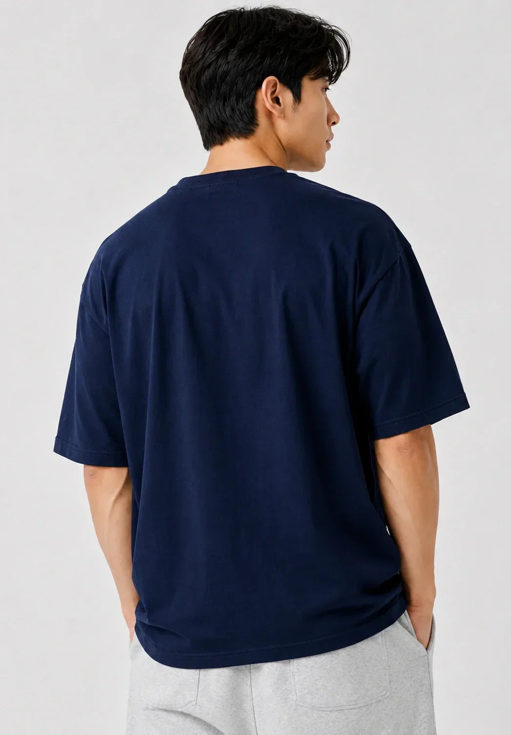 Bamboology Men’s Bamboo Oversized Navy T-Shirt | Jersey No. 23