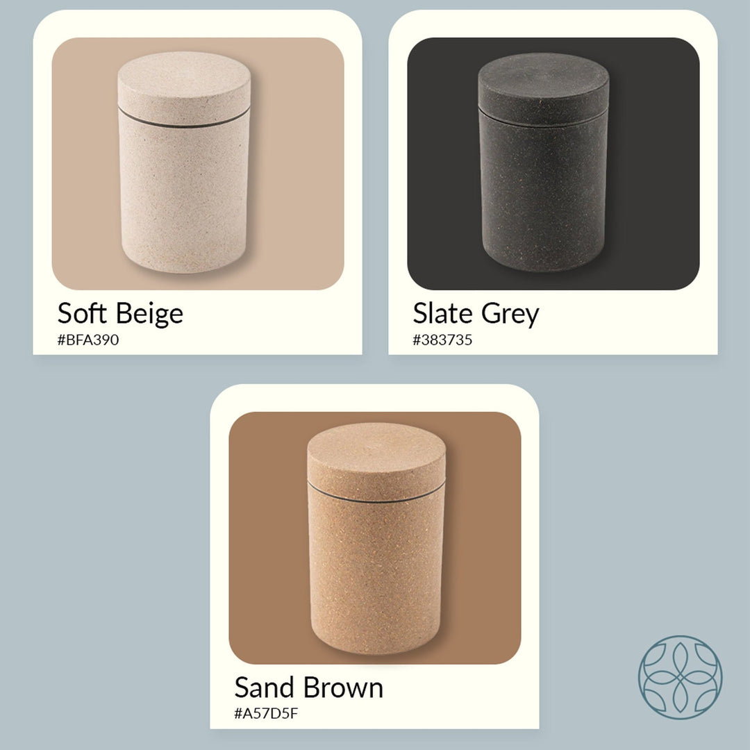 Irida Naturals Rice Husk And Bamboo Fiber Airtight Storage Container For Kitchen