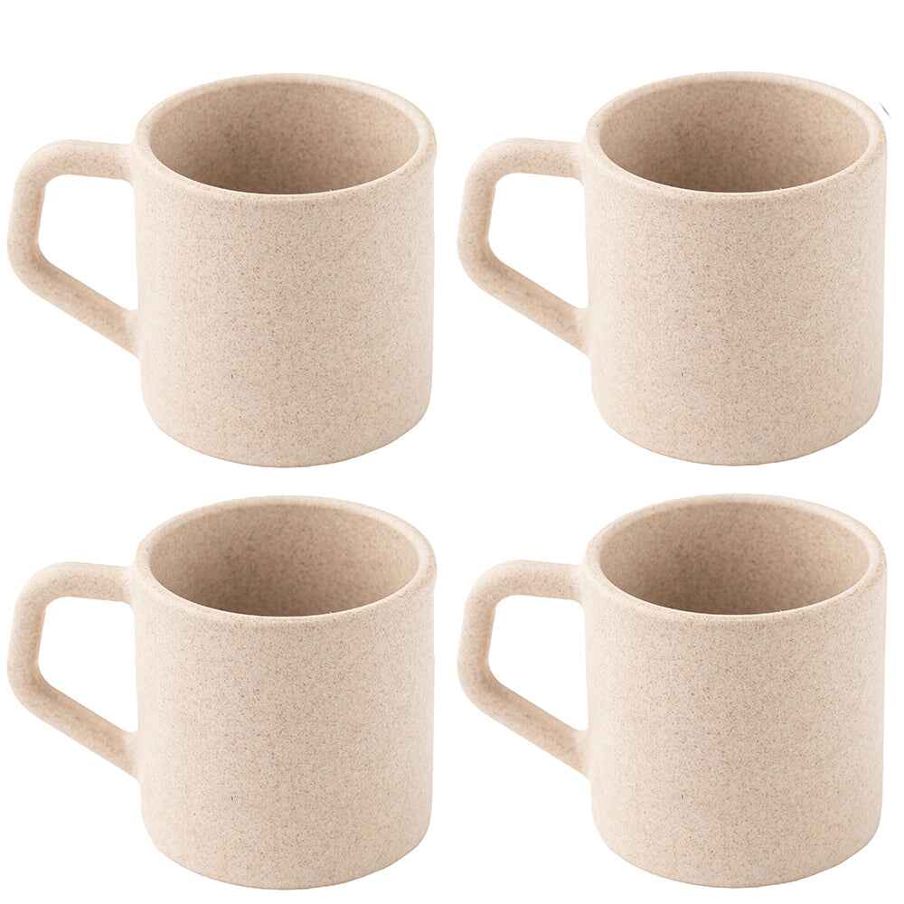 Irida Naturals Rice Husk And Bamboo Fiber Cute Coffee Mugs