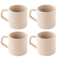 Irida Naturals Rice Husk And Bamboo Fiber Cute Coffee Mugs
