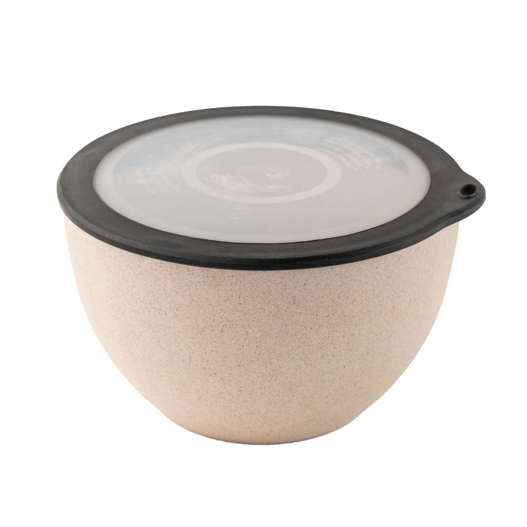 Rice Husk And Bamboo Fiber Serving Bowl With Lid   - 2.9L