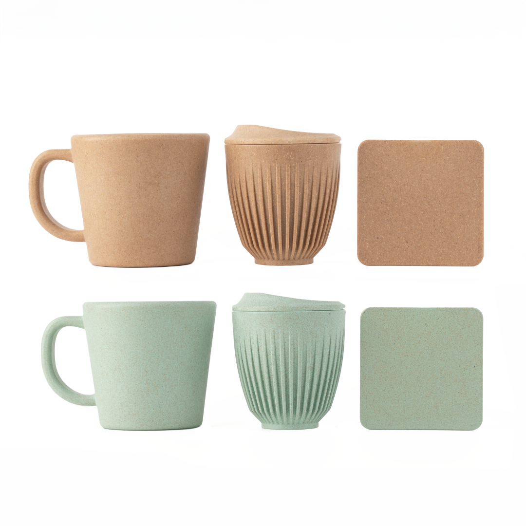 Irida Naturals Rice Husk Gift Set - Festive Eco-Kitchenware Combo