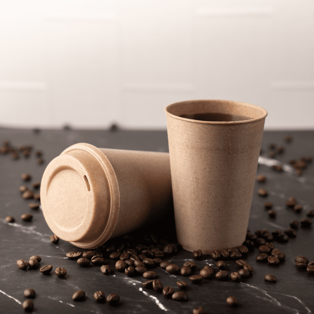 Irida Naturals Rice Husk Sipper Cups - 375 ml