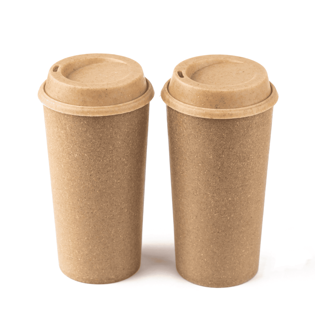 Irida Naturals Rice Husk Sipper Cups - 450 ml