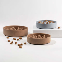 Irida Naturals Rice Husk Slow Feeder Bowl Mid - 14 CM