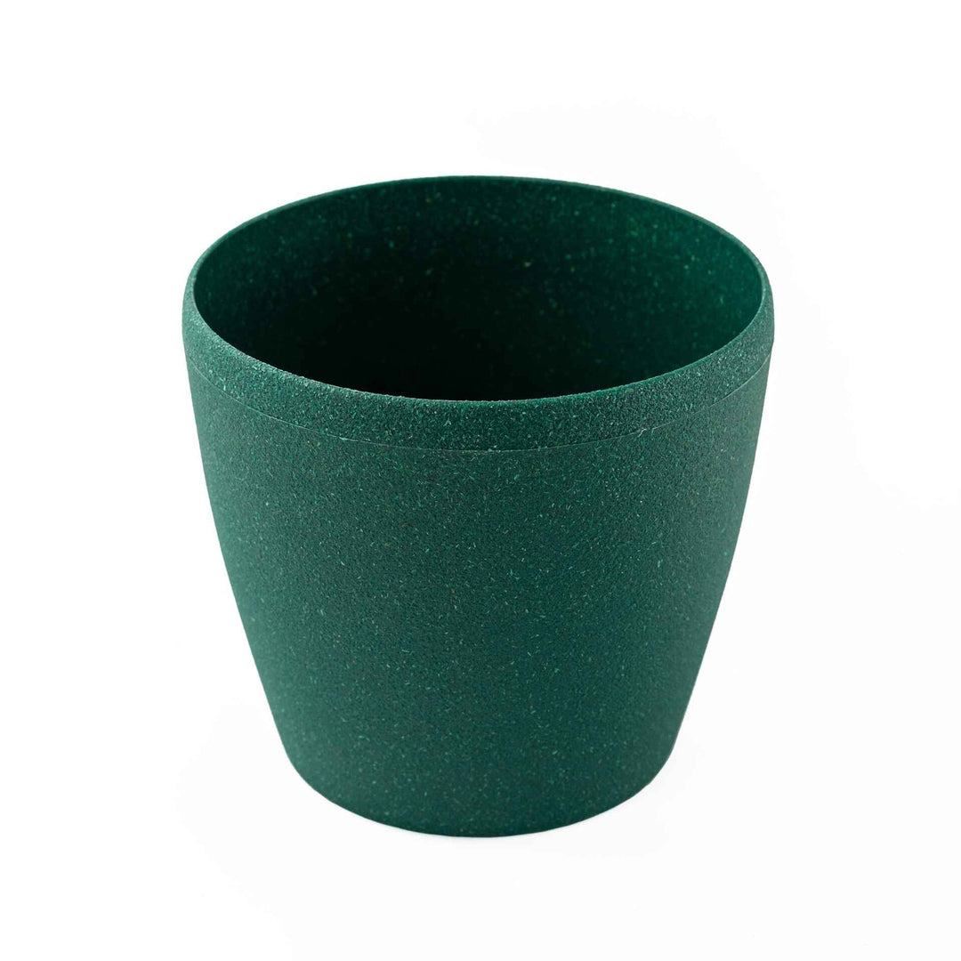 Irida Naturals Rice Husk and Bamboo Fiber Lily Pot and Planter - 7"- Set of 2