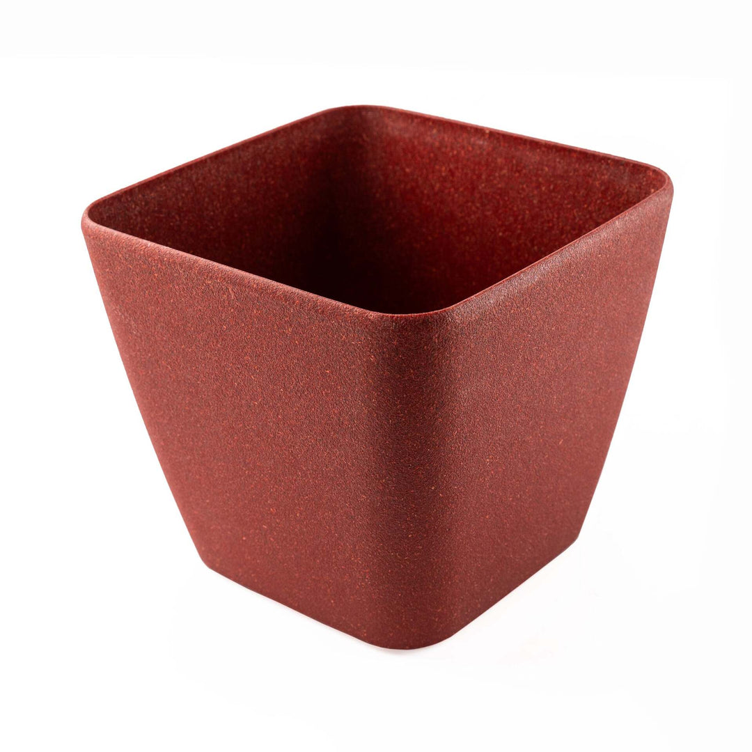 Irida Naturals Rice Husk and Bamboo Fiber Sakura Pot and Planter - 9"- Set of 2
