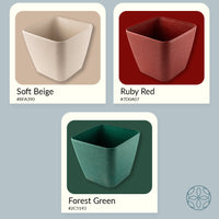 Irida Naturals Rice Husk and Bamboo Fiber Sakura Pot and Planter - 9