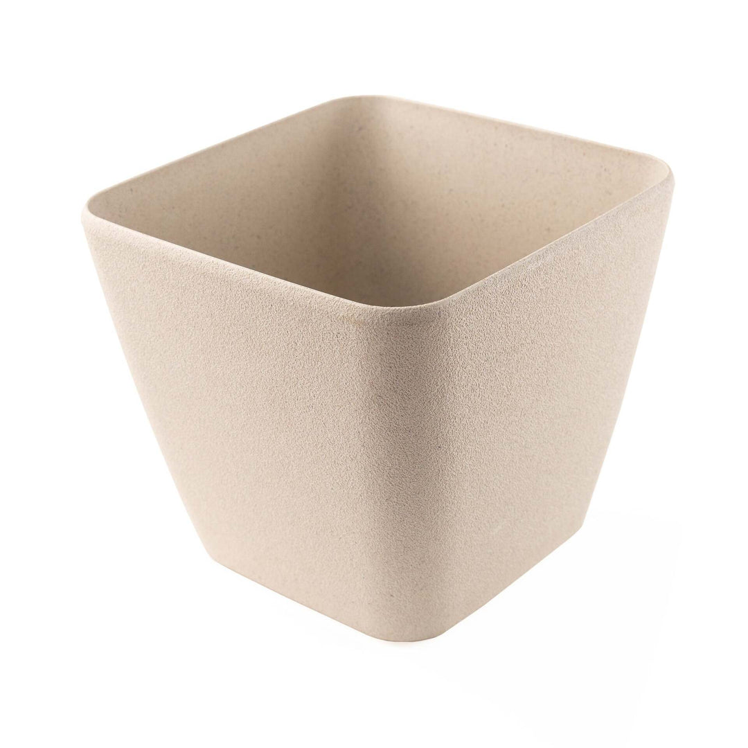 Irida Naturals Rice Husk and Bamboo Fiber Sakura Pot and Planter - 9"- Set of 2