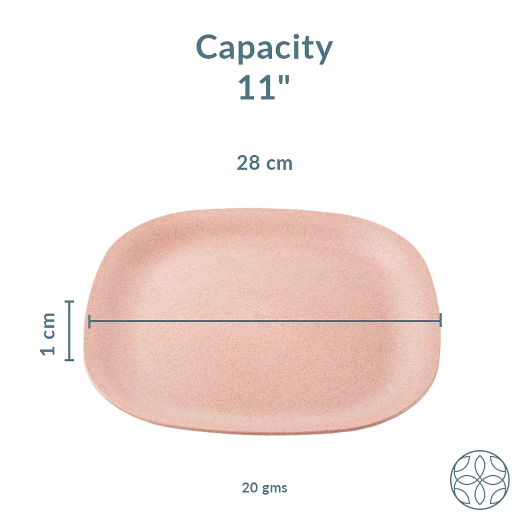 Rice husk And Bamboo Fiber Dinner Plates 11