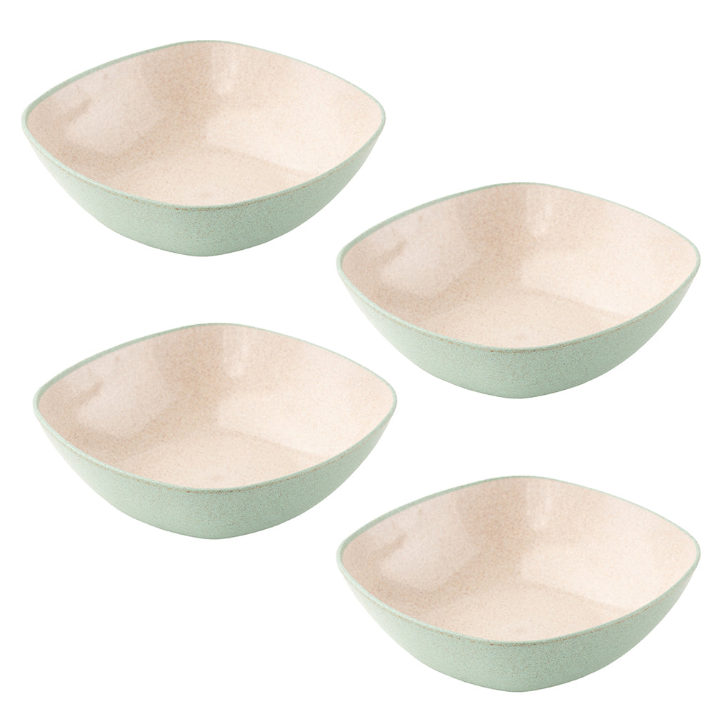 Irida Naturals Rice husk And Bamboo Fiber Multipurpose Snack Bowls