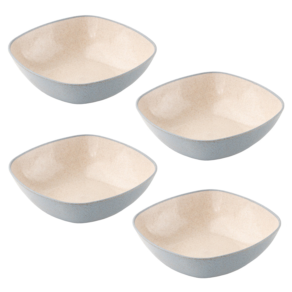 Irida Naturals Rice husk And Bamboo Fiber Multipurpose Snack Bowls