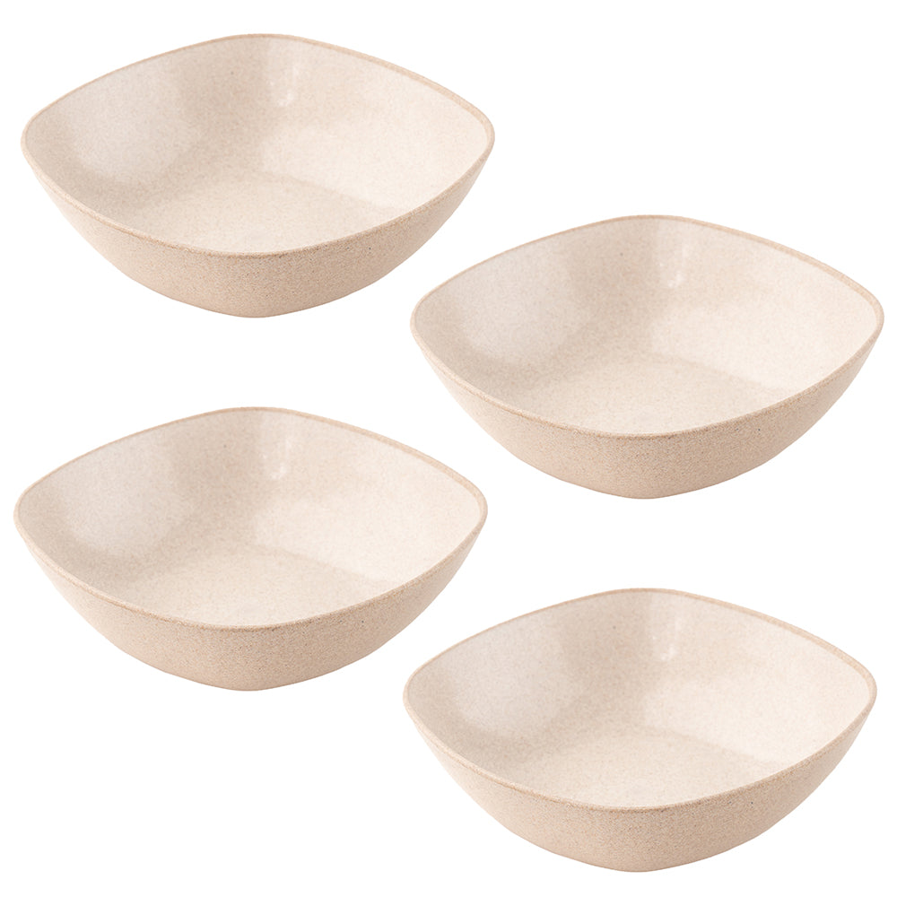 Rice husk And Bamboo Fiber Multipurpose Snack Bowls