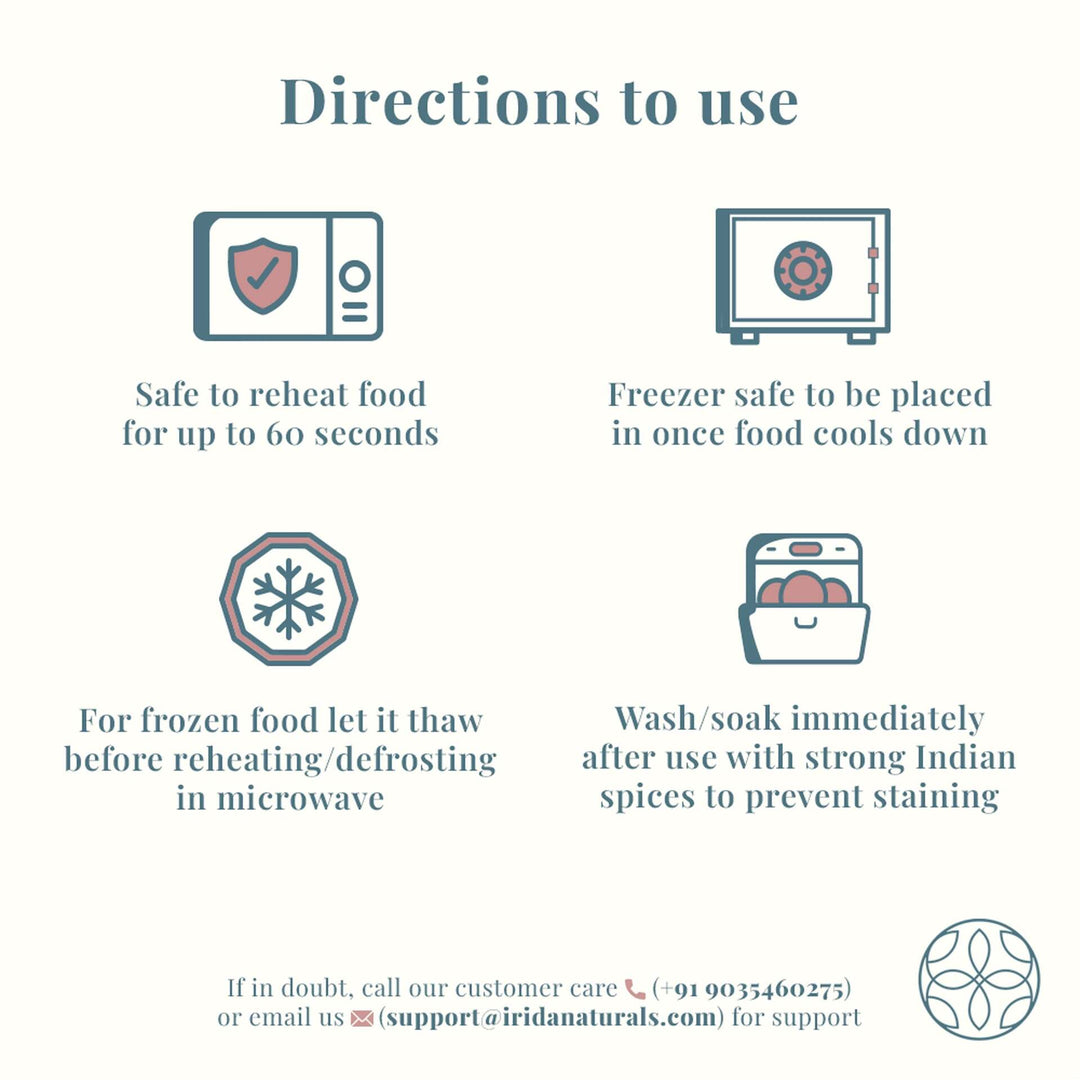 Irida Naturals Rice husk And Bamboo Fiber Multipurpose Snack Bowls