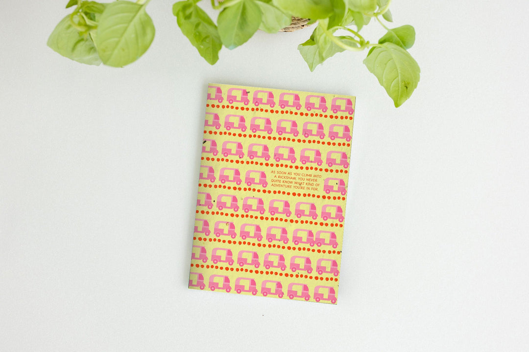 Rickshaw Tales Plantable Notebook