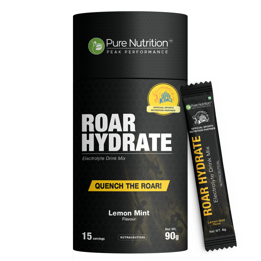 Pure Nutrition Roar Hydrate Electrolyte Drink Mix| Hydration Support Powder