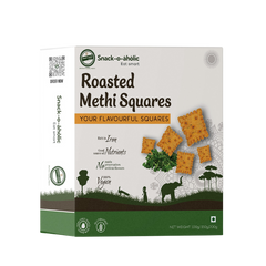Snack-O-Aholic Roasted Methi squares Pack of 3