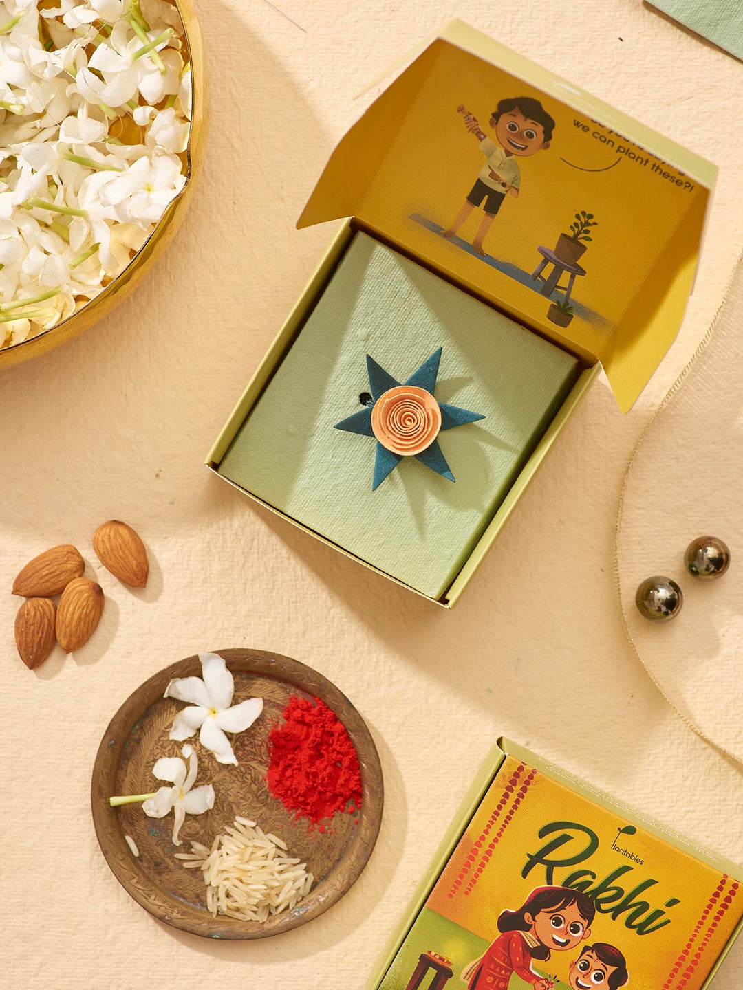 Plantables Rakhi en Rose
