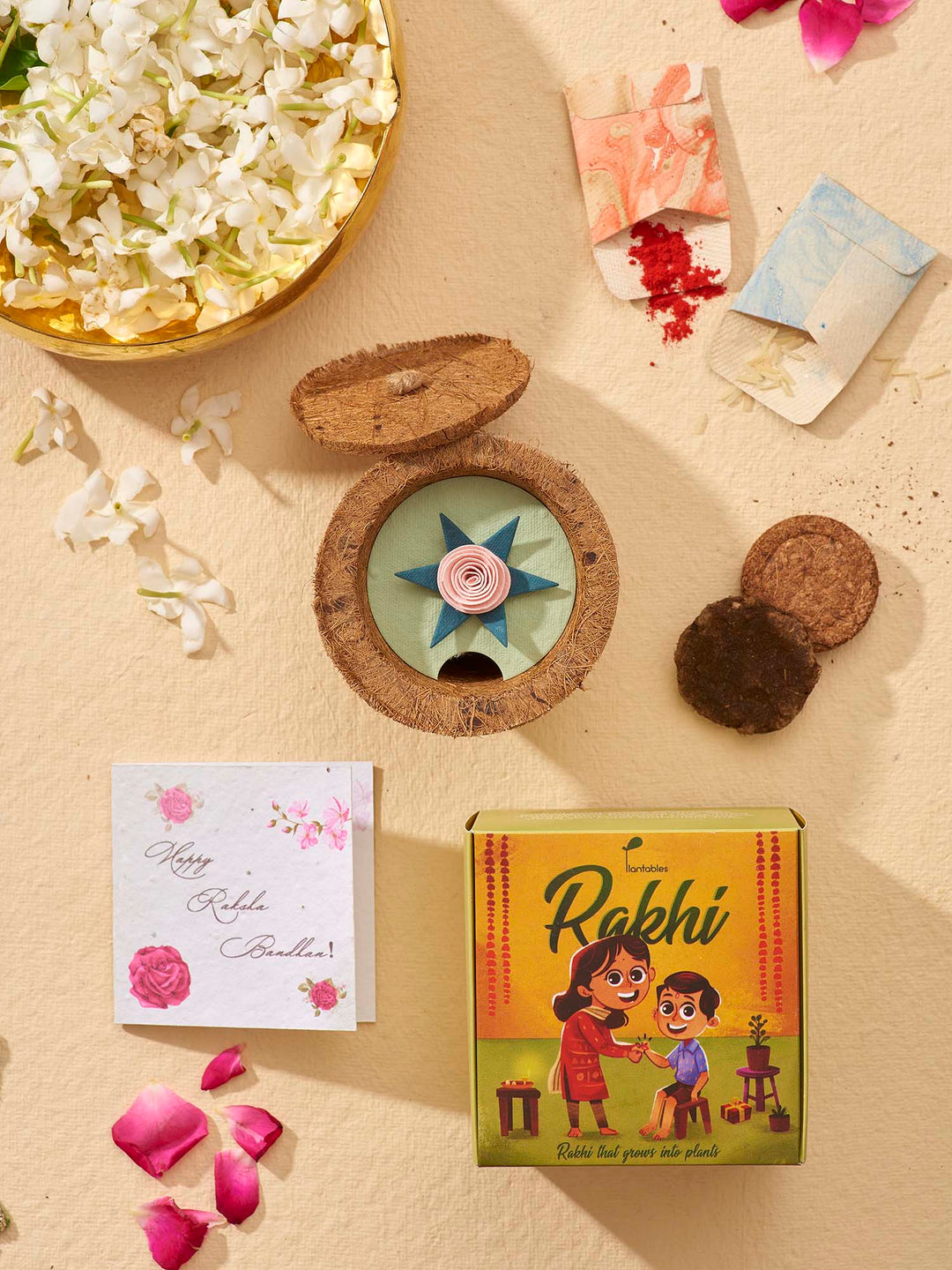 Plantables Rose Rakhi Planting Kit