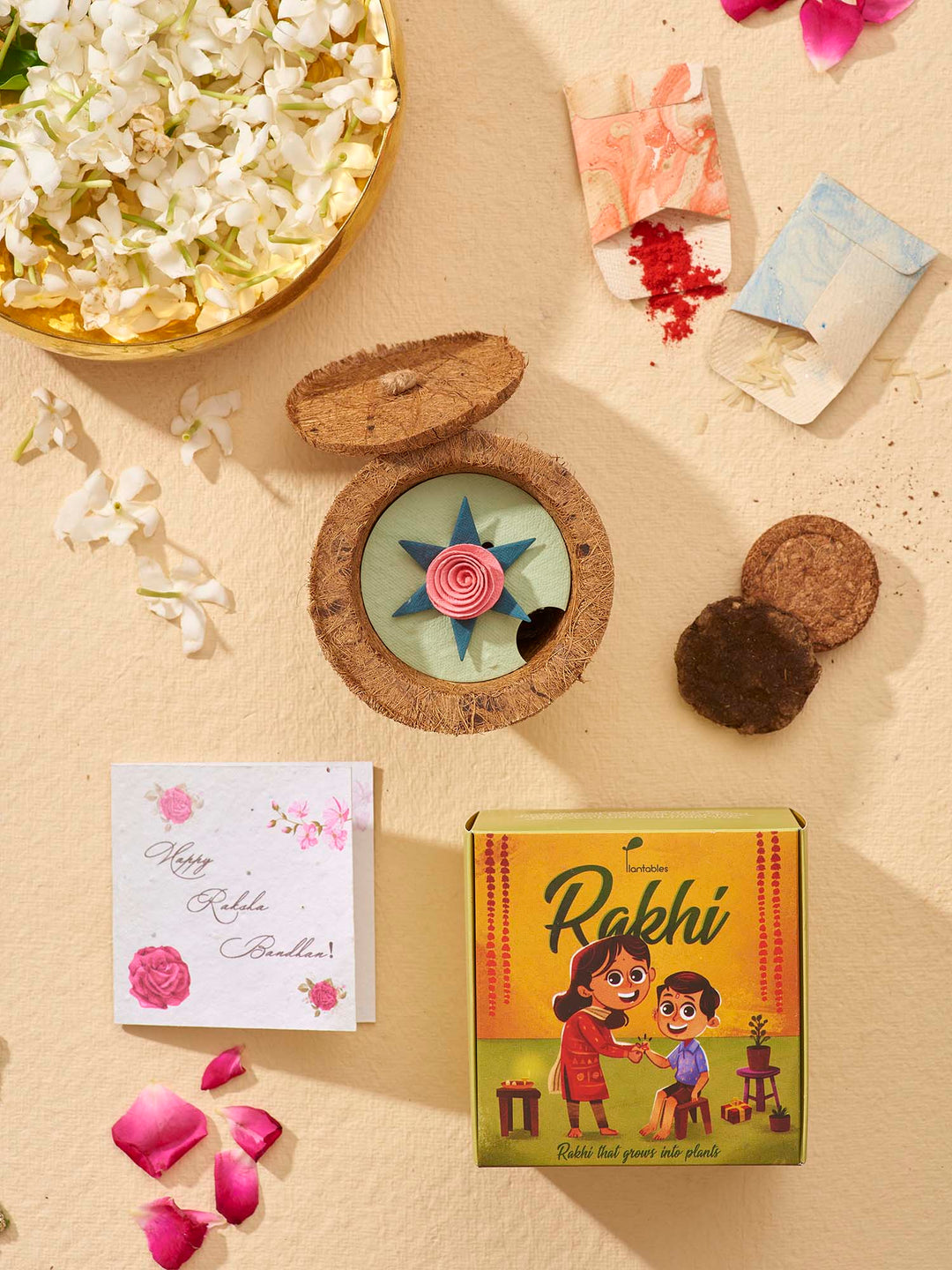 Plantables Rose Rakhi Planting Kit