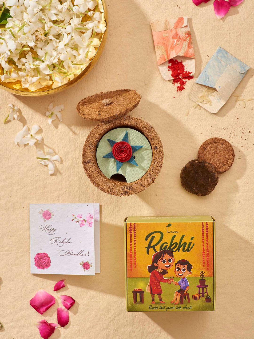 Plantables Rose Rakhi Planting Kit