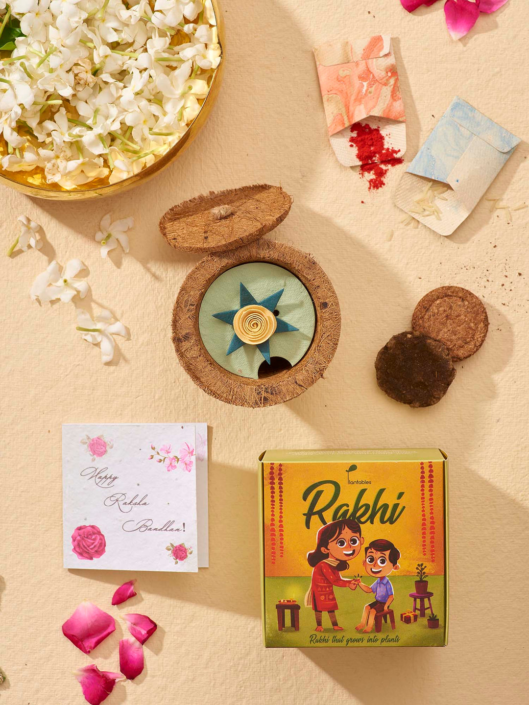 Plantables Rose Rakhi Planting Kit