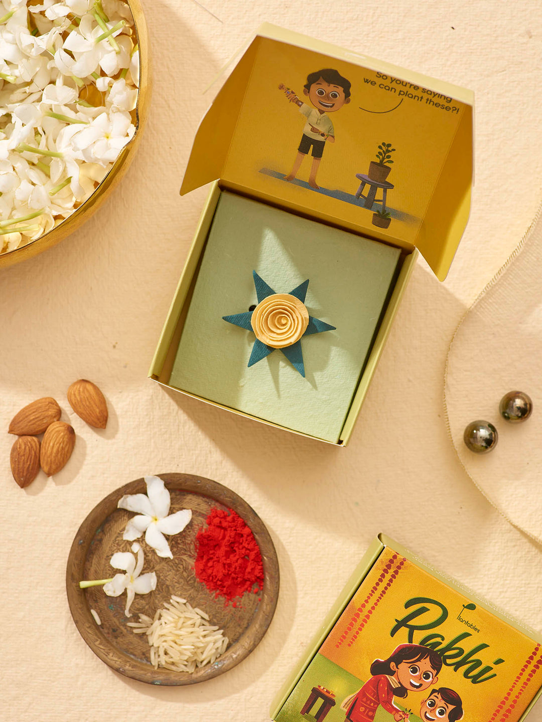 Plantables Rakhi en Rose