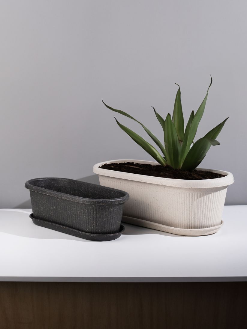 Irida Naturals Rose Planter MID 12" Set of 2