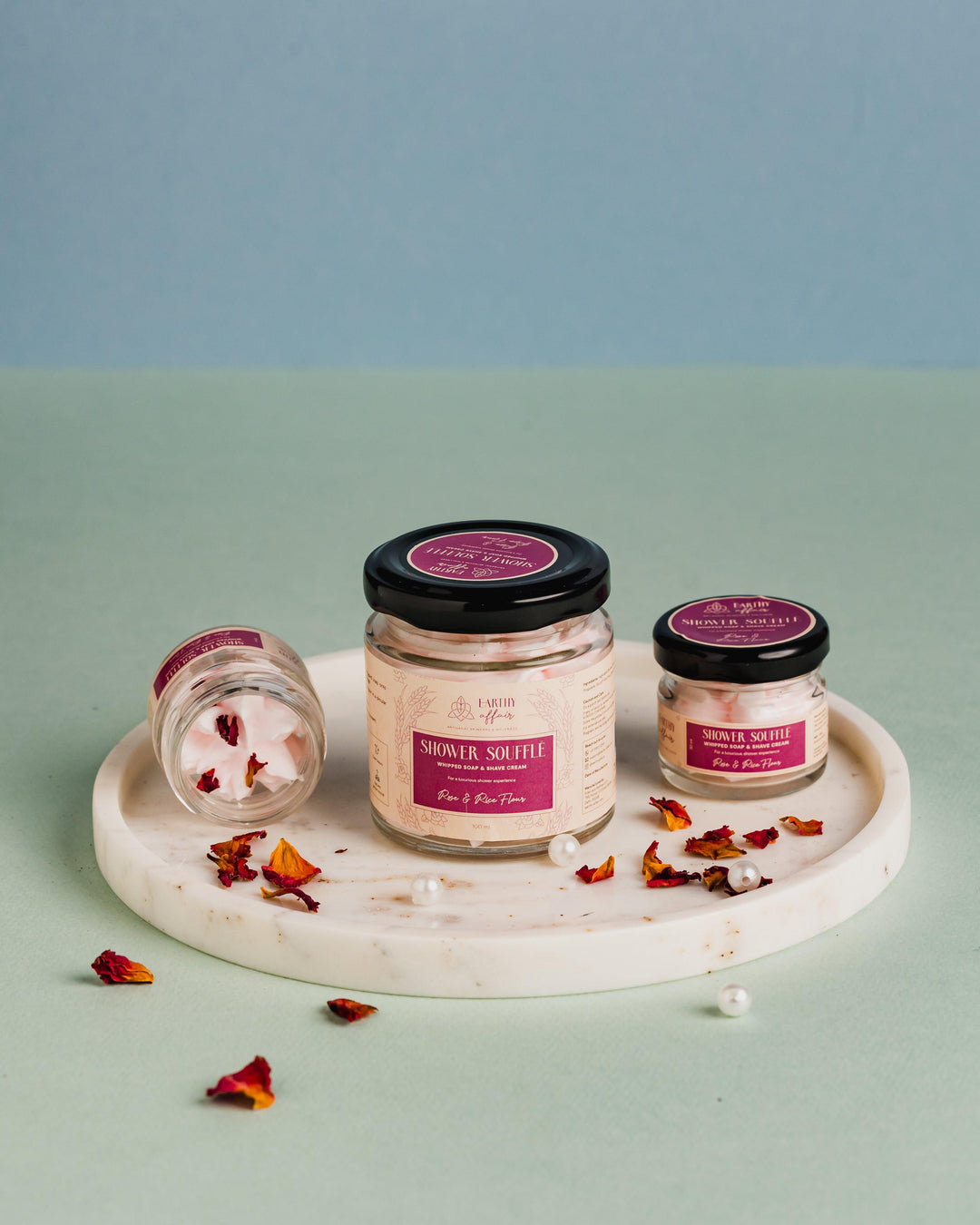 Earthy Affair Rose & Rice Flour Shower Soufflé