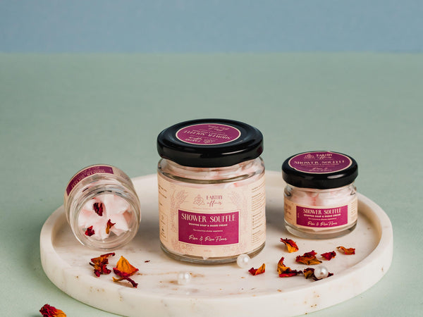 Earthy Affair Rose & Rice Flour Shower Soufflé