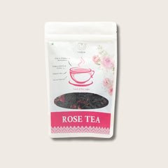 Lluvia Tea Rose tea zipper| high in vitamins & antioxidants| 50g