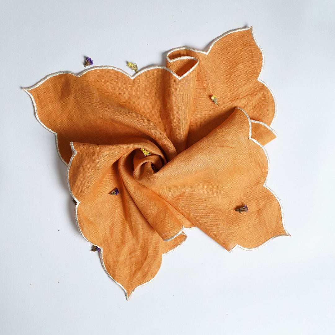 Pravaah Ruj - hand cut napkin set