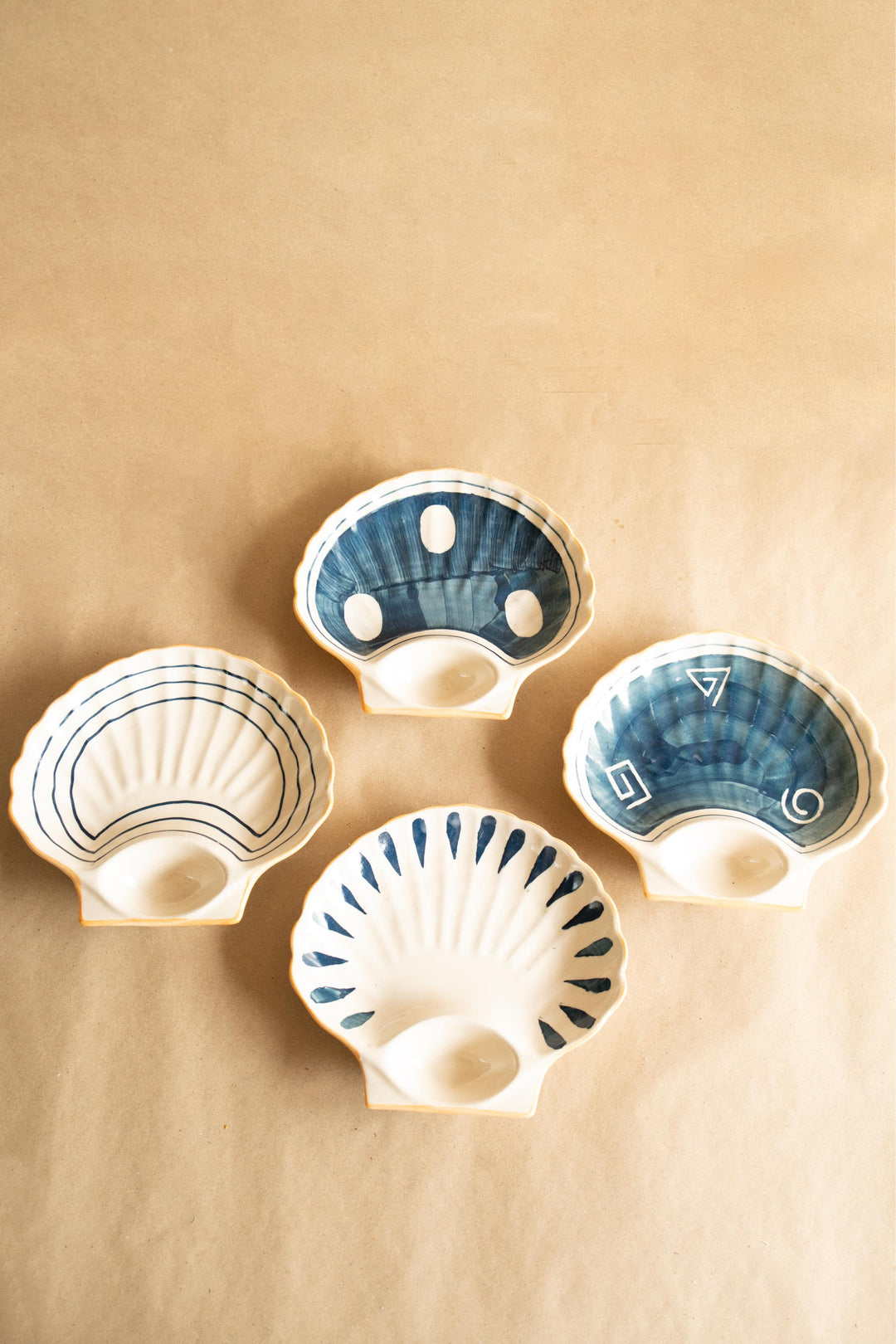 Seashell serving platters-set of 4 - https://artecasa.in/