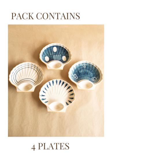 Seashell serving platters-set of 4 - https://artecasa.in/