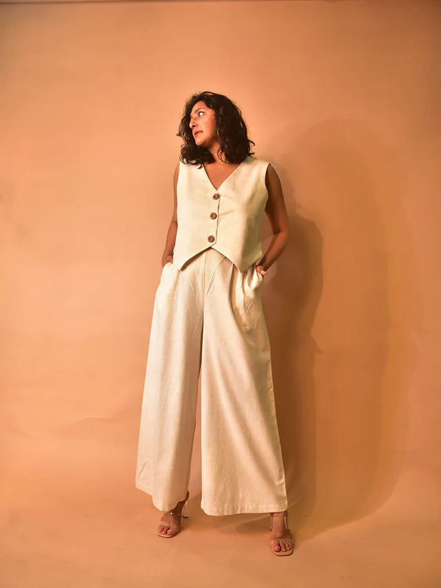 WhySoBlue Amara Vest-Pants Co-ord Set