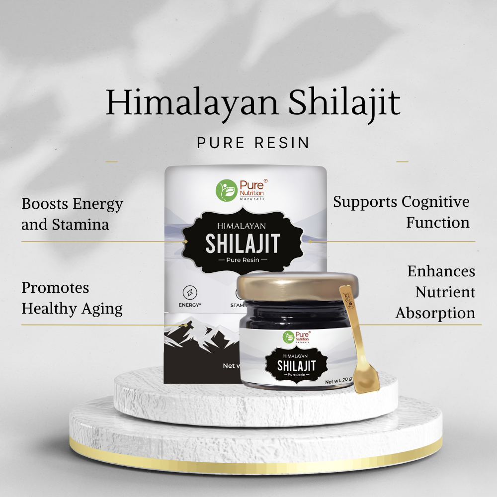 Pure Himalayan Shilajit Resin 20g Authentic Mineral Extract
