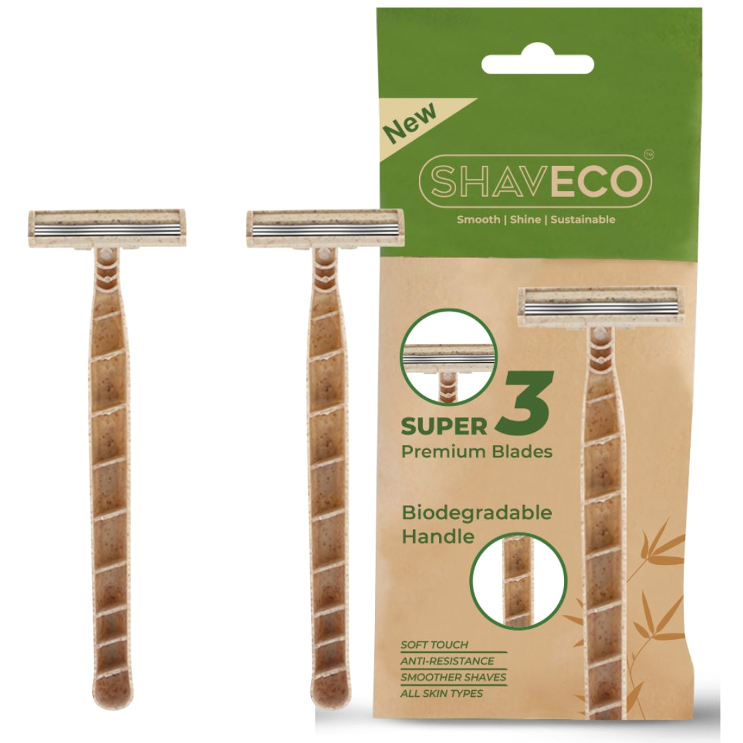 Shaveco 3-Blade Biodegradable Razor