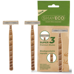 Shaveco 3-Blade Biodegradable Razor